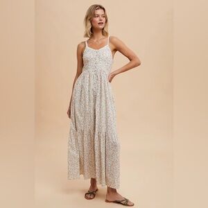 Americana Floral Maxi Dress